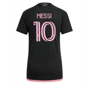 Billiga Inter Miami Lionel Messi #10 Bortatröja Dam 2024-25 Kortärmad